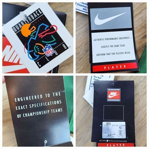 🩵NWT Nike NFL Brett Favre Official NFL Authorized QB Club Player Jersey 2X - Picture 14 of 14